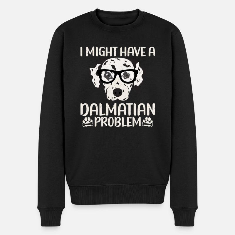 Cadeaux pour les amoureux dalmates - Pull Premium bio Homme - noir
