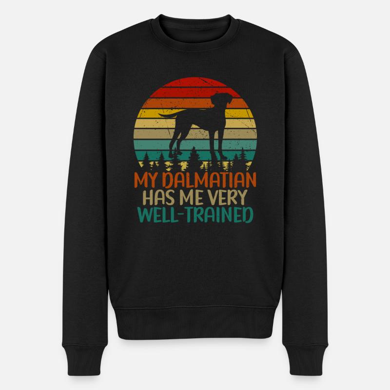 Cadeaux pour les amoureux dalmates - Pull Premium bio Homme - noir