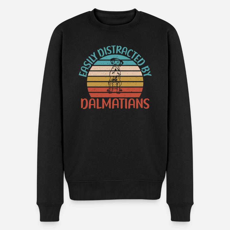 Cadeaux pour les amoureux dalmates - Pull Premium bio Homme - noir