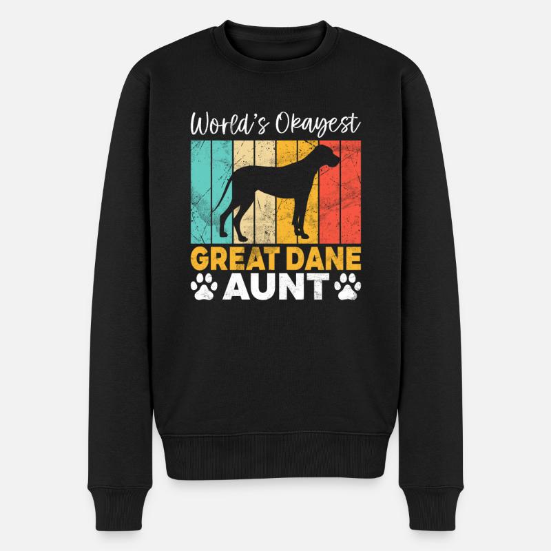 Great Dane Gifts - Männer Premium Bio Pullover - Schwarz