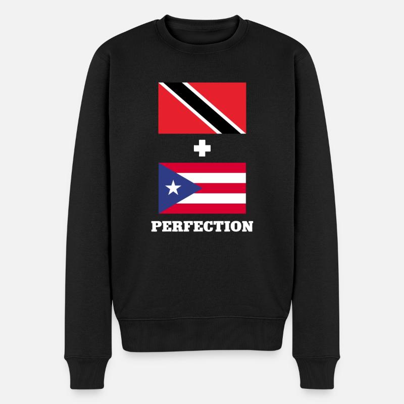 Drapeau de Trinité-et-Tobago - Pull Premium bio Homme - noir
