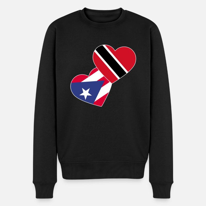 Drapeau de Trinité-et-Tobago - Pull Premium bio Homme - noir