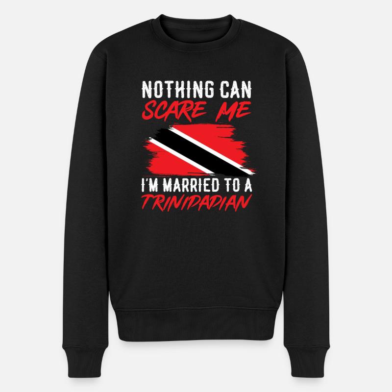 Drapeau de Trinité-et-Tobago - Pull Premium bio Homme - noir