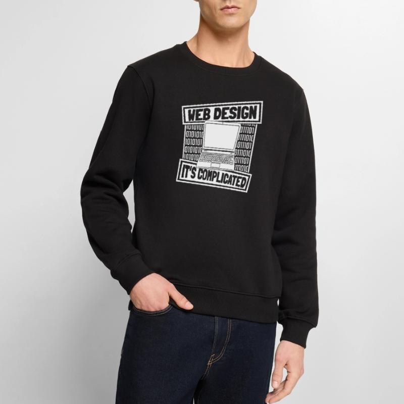 Web Developer Web Developer Men's Premium Organic Jumper