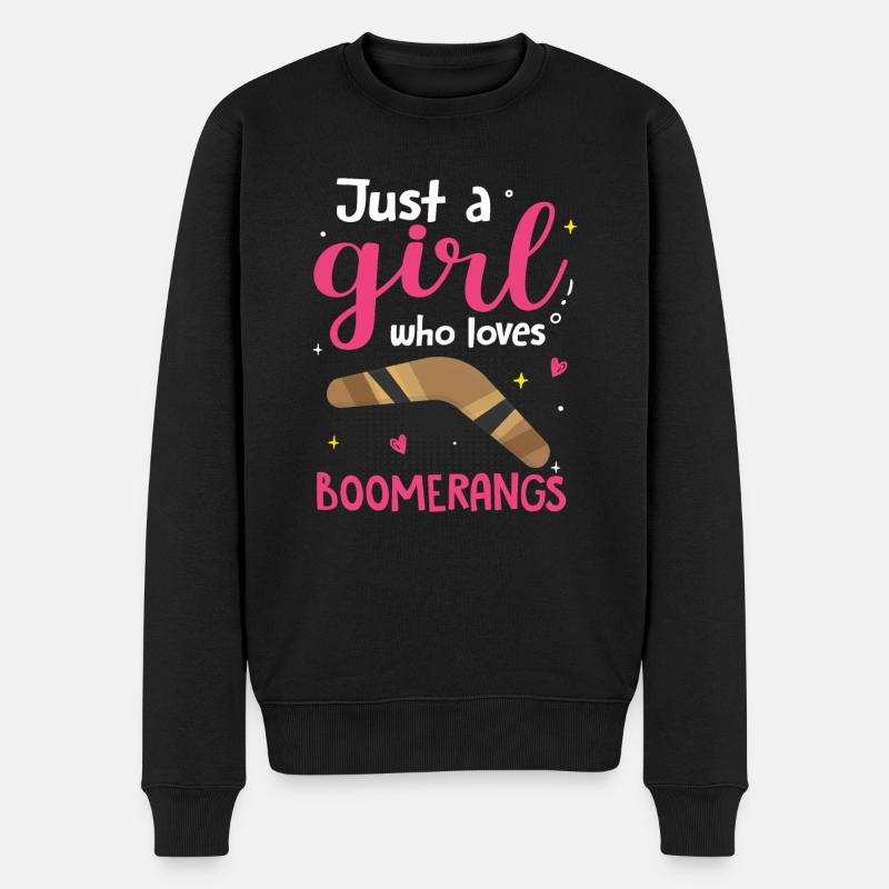 Boomerang - Pull Premium bio Homme - noir