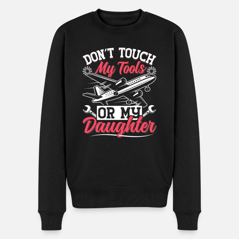 Love Avion aviation - Pull Premium bio Homme - noir