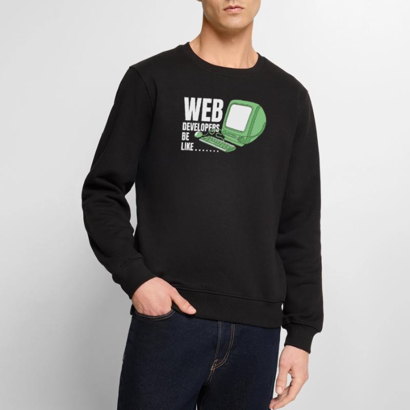 Web Developer Web Developer Funny Men's Premium Organic Jumper
