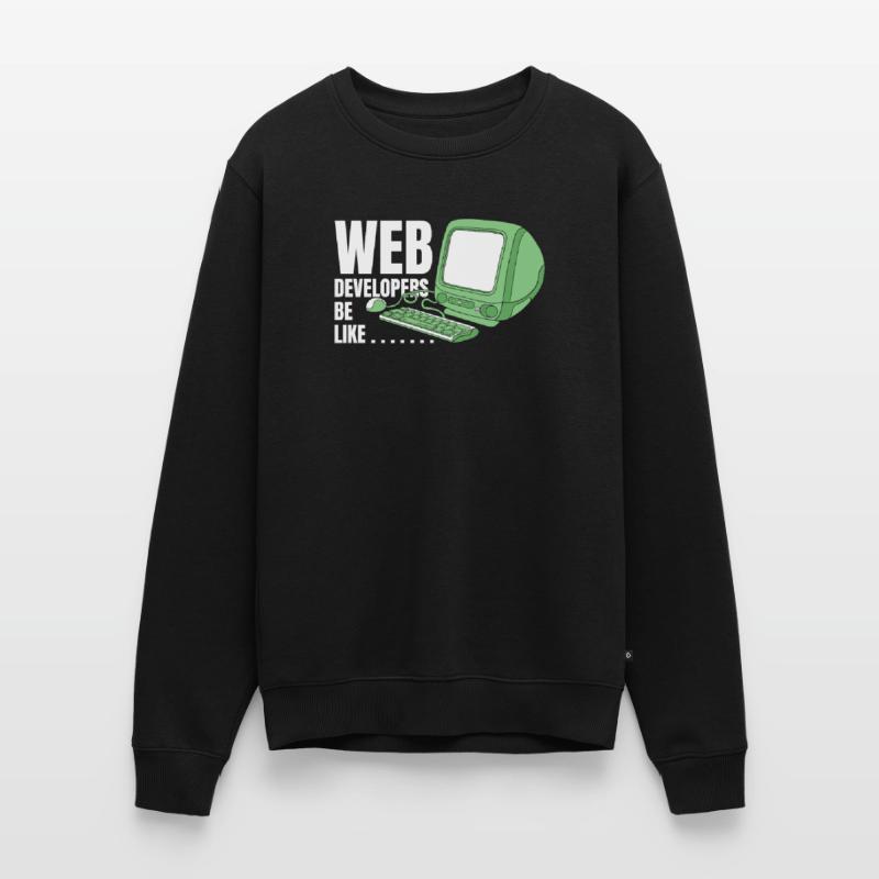 Web Developer Web Developer Funny Men's Premium Organic Jumper