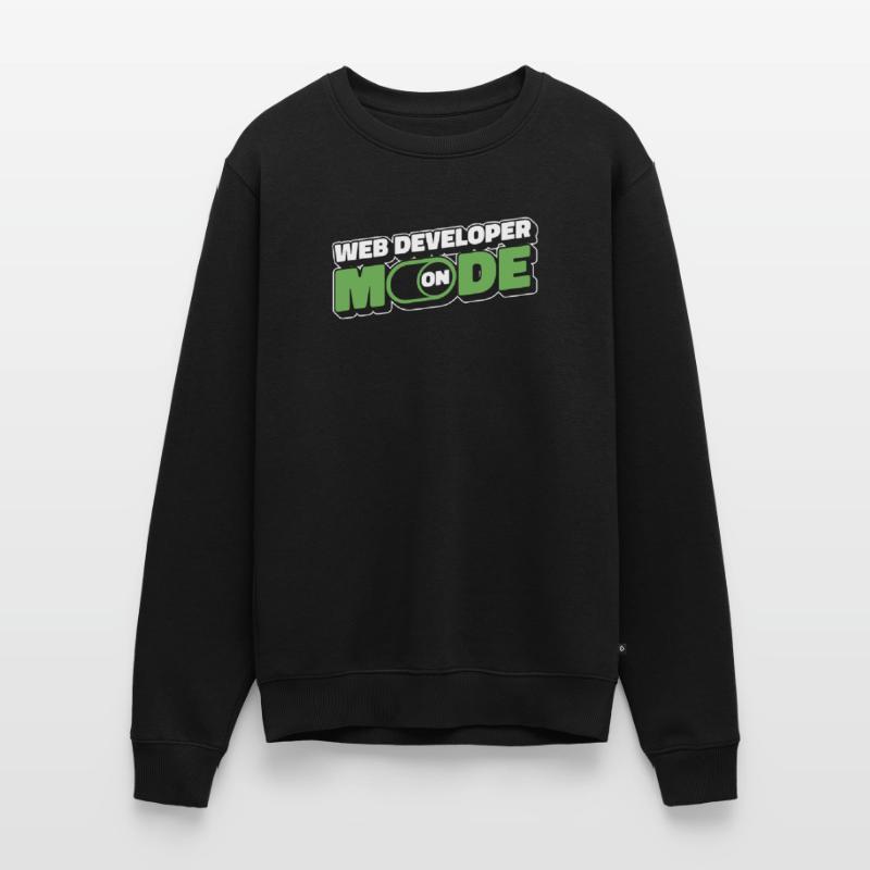 Web Developer Web Developer Mode On Men's Premium Organic Jumper