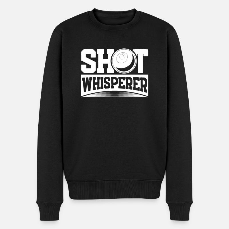 Kugelstoßen Kugelstoß Kugelstoßer - Männer Premium Bio Pullover - Schwarz