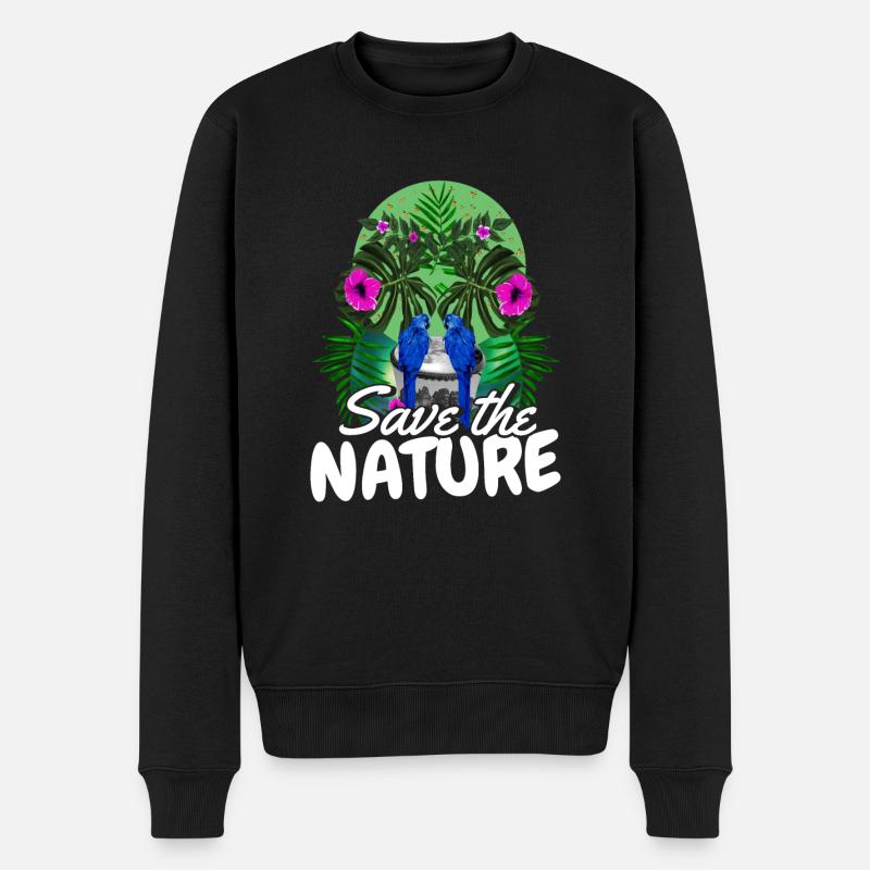 Sauvez la nature - Pull Premium bio Homme - noir