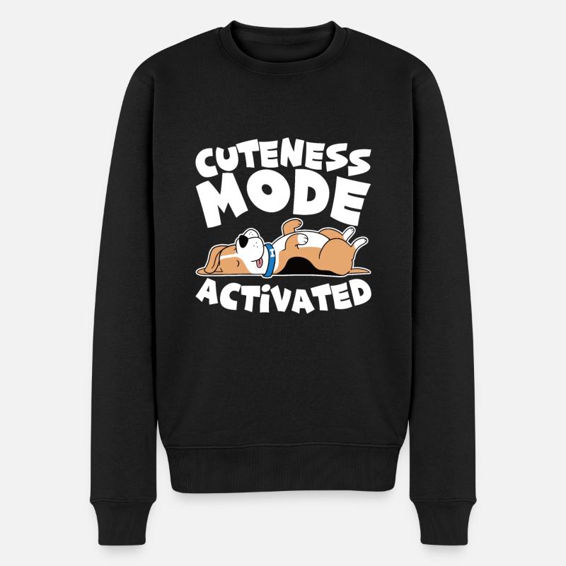 Mode mignon activé 4 - Pull Premium bio Homme - noir