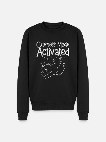 Mode mignon activé 3 - Pull Premium bio Homme - noir