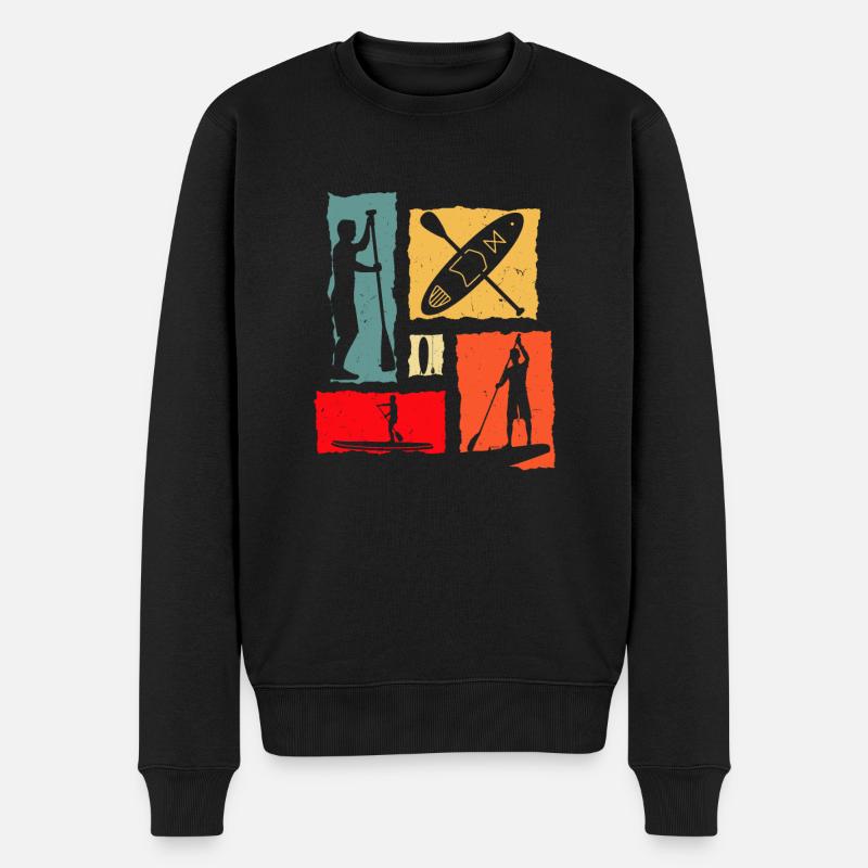 Sup Rétro - Pull Premium bio Homme - noir