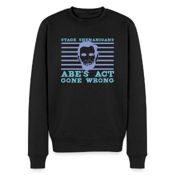 Abraham Lincoln Theater Theatre US History - Männer Premium Bio Pullover - Schwarz - Vorne - Nico (187cm)