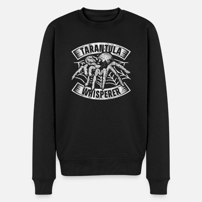 Vogelspinne Vogelspinnen Tarantula Whisperer - Männer Premium Bio Pullover - Schwarz