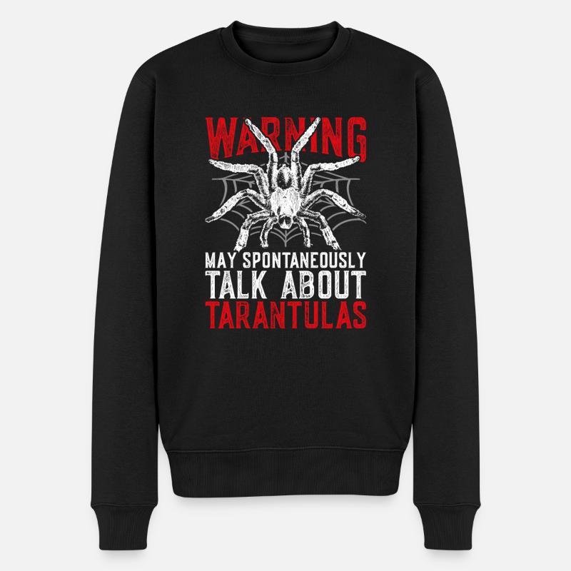 Vogelspinne Vogelspinnen - Männer Premium Bio Pullover - Schwarz