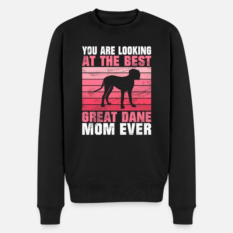 Great Dane Gifts - Männer Premium Bio Pullover - Schwarz