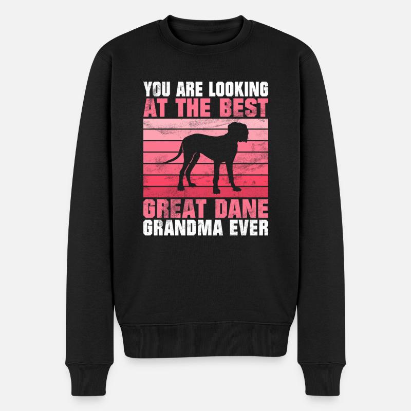 Cadeaux de Dogue allemand - Pull Premium bio Homme - noir