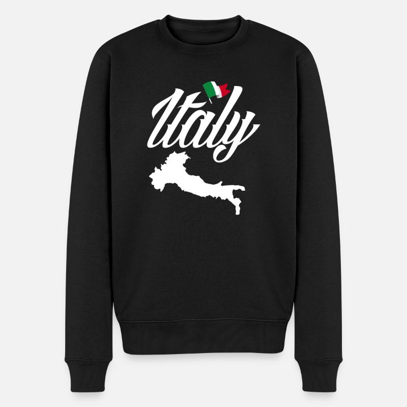 Drôle de cadeau Italie - Pull Premium bio Homme - noir