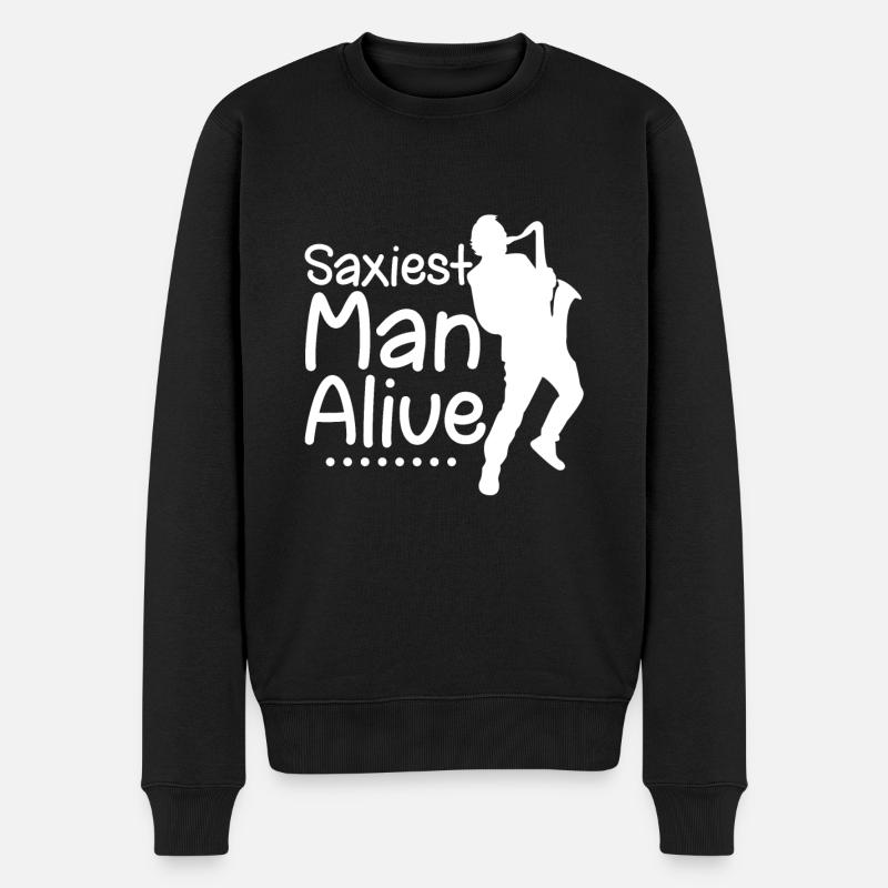 Saxiest Man Alive 2 - Pull Premium bio Homme - noir