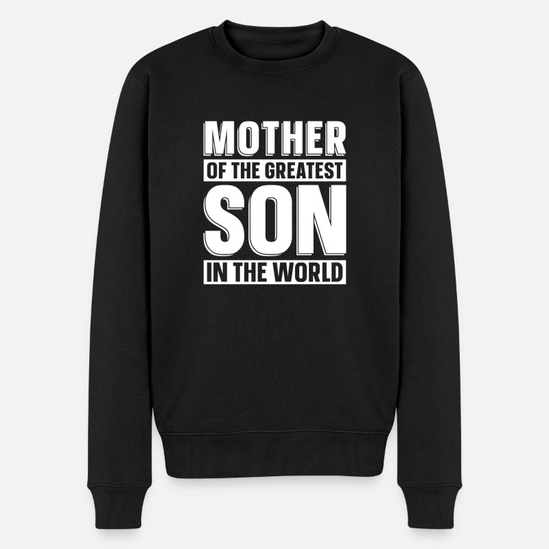 Maman Mère La plus grande - Pull Premium bio Homme - noir