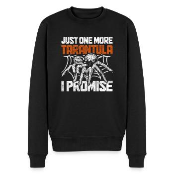 Tarantula tarantula owner - Men's Premium Organic Jumper - black - Front - Nico (187cm)