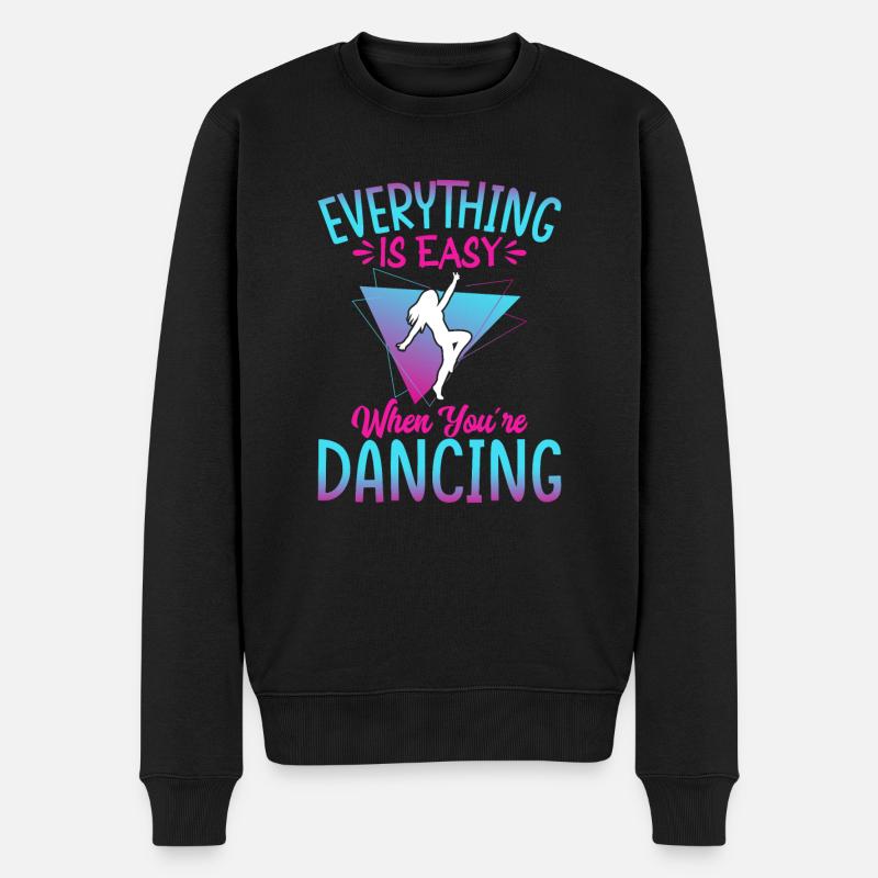 Danser - Pull Premium bio Homme - noir