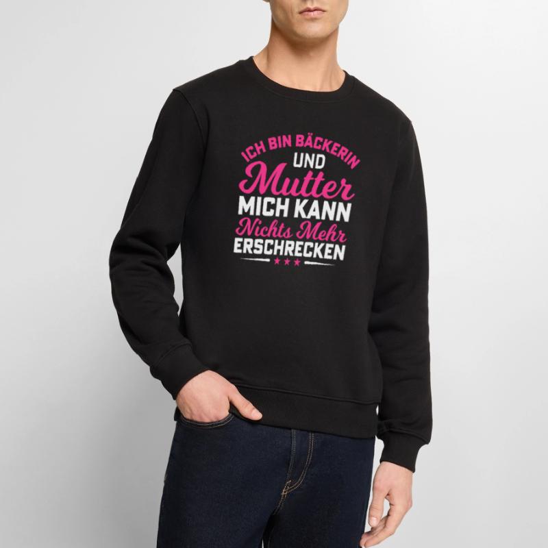 Muttertag Geschenkidee Bäcker Männer Premium Bio Pullover