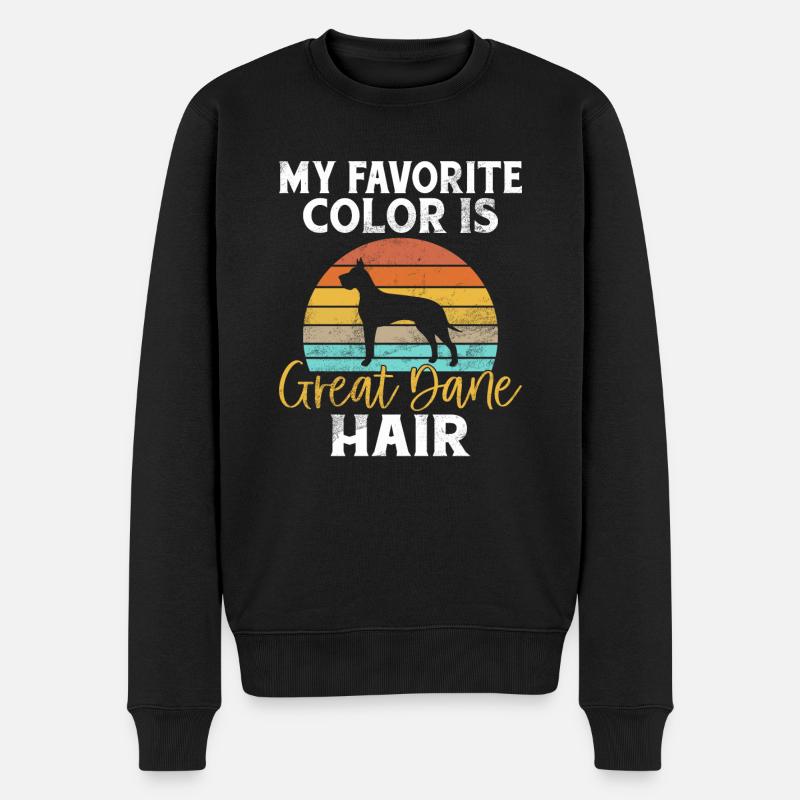 Great Dane Gifts - Männer Premium Bio Pullover - Schwarz