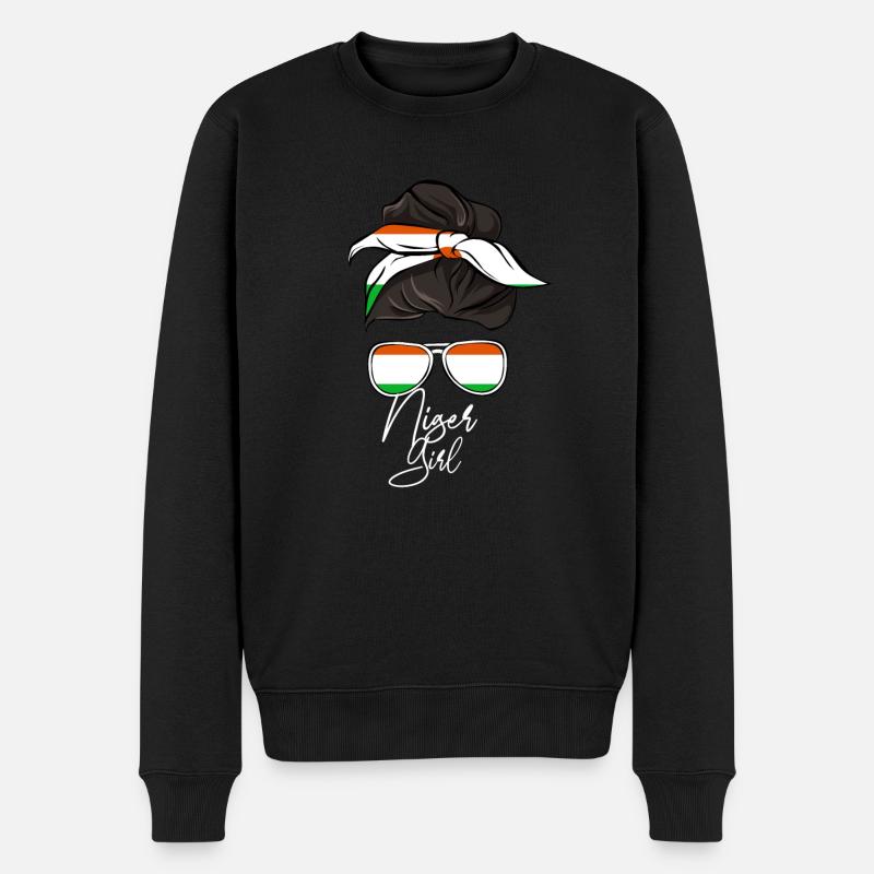 Niger - Pull Premium bio Homme - noir