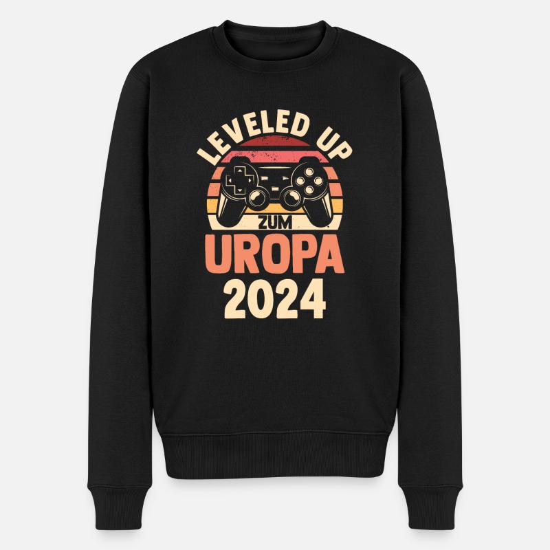 Werdender Uropa 2035 - Männer Premium Bio Pullover - Schwarz