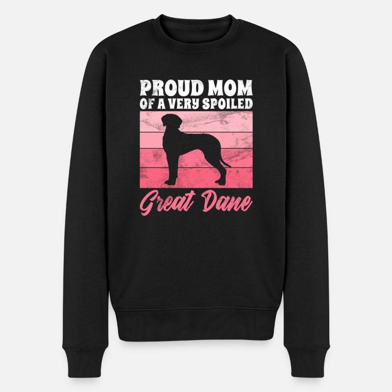 Great Dane Gifts - Männer Premium Bio Pullover - Schwarz