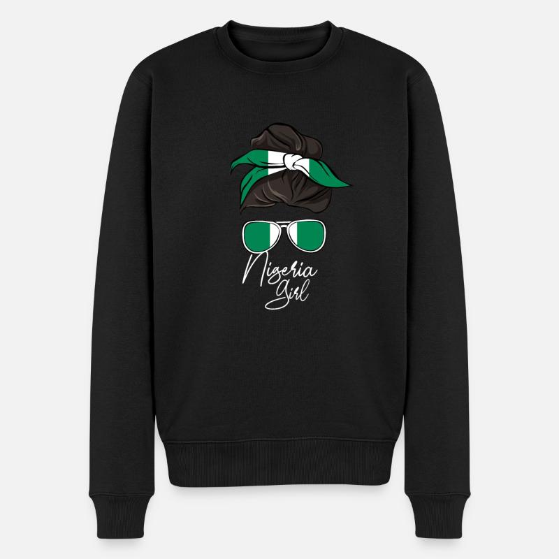 Nigéria - Pull Premium bio Homme - noir