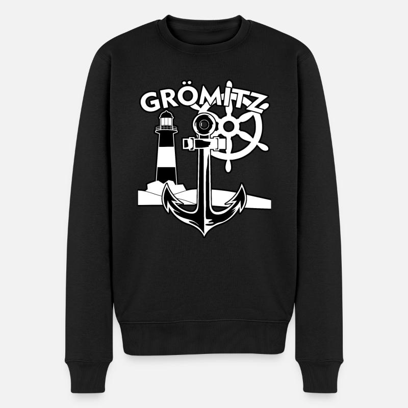 Grömitz Mer Baltique - Pull Premium bio Homme - noir