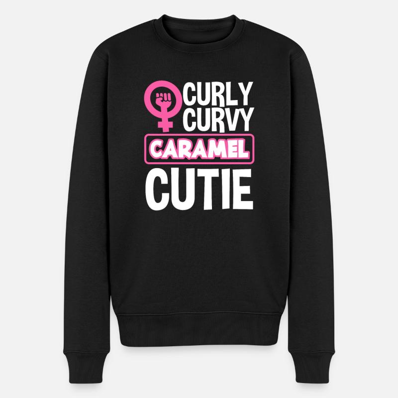 Feminismus Feministin - Männer Premium Bio Pullover - Schwarz
