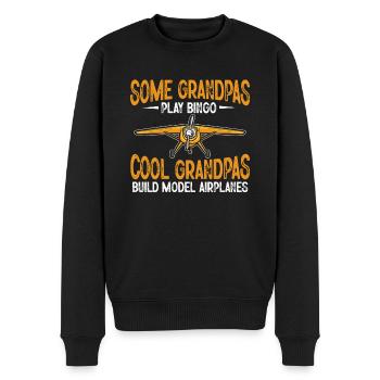 Modèle d’avion télécommandé - Pull Premium bio Homme - noir - Devant - Nico (187cm)