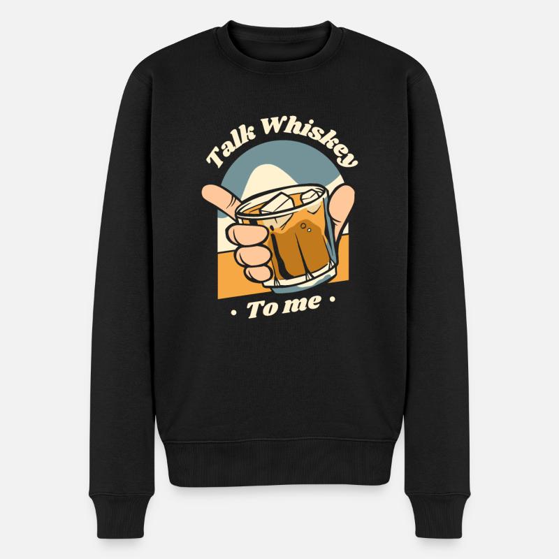 Whisky Whiskey Funny - Pull Premium bio Homme - noir
