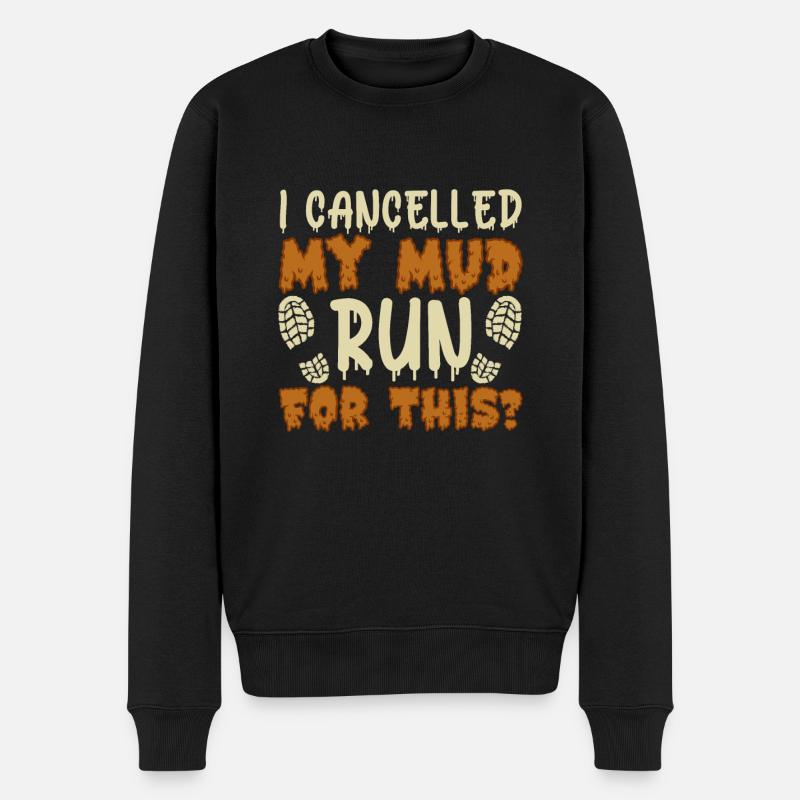 Perfect funny Race - Männer Premium Bio Pullover - Schwarz