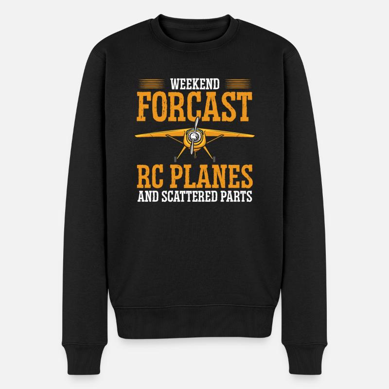Modèle d’avion télécommandé - Pull Premium bio Homme - noir
