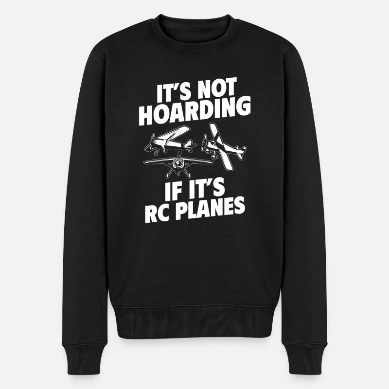 Modèle d’avion télécommandé - Pull Premium bio Homme - noir