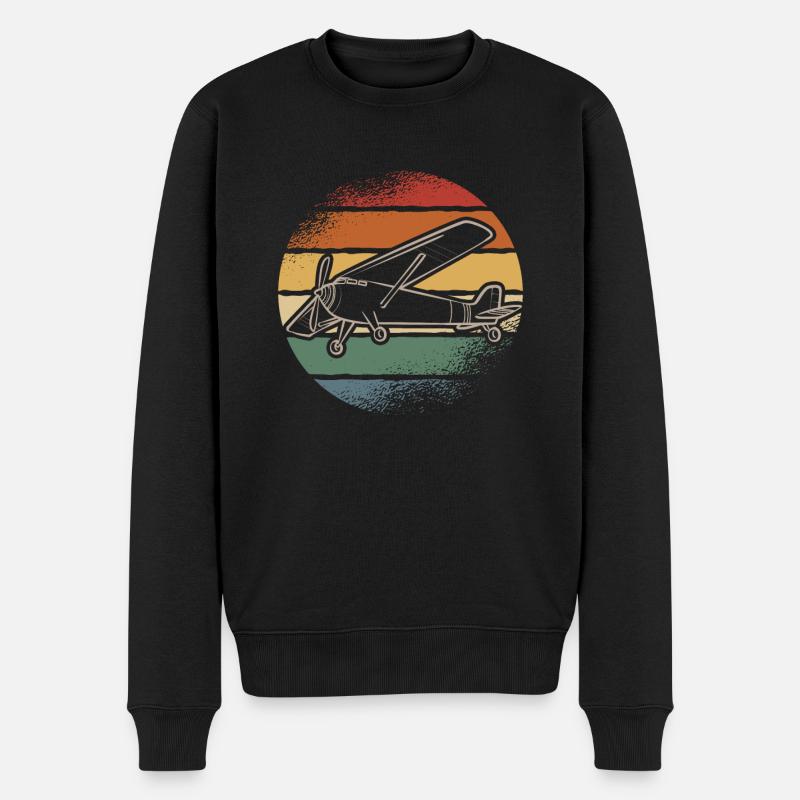 Modèle d’avion télécommandé - Pull Premium bio Homme - noir