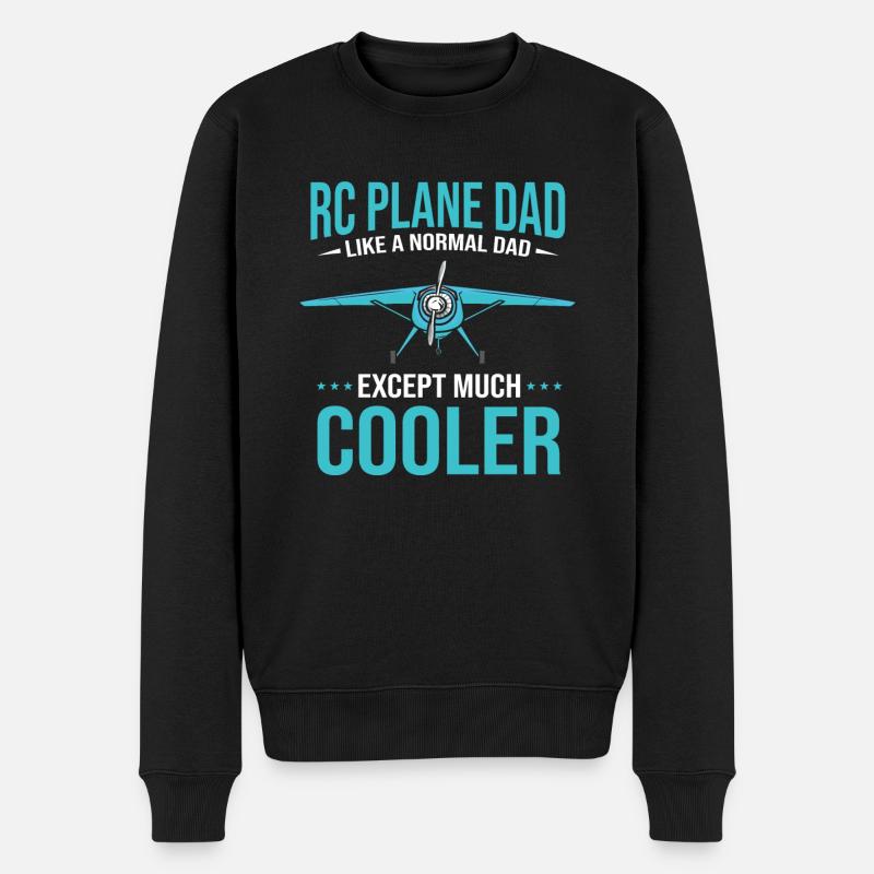 Modèle d’avion télécommandé - Pull Premium bio Homme - noir