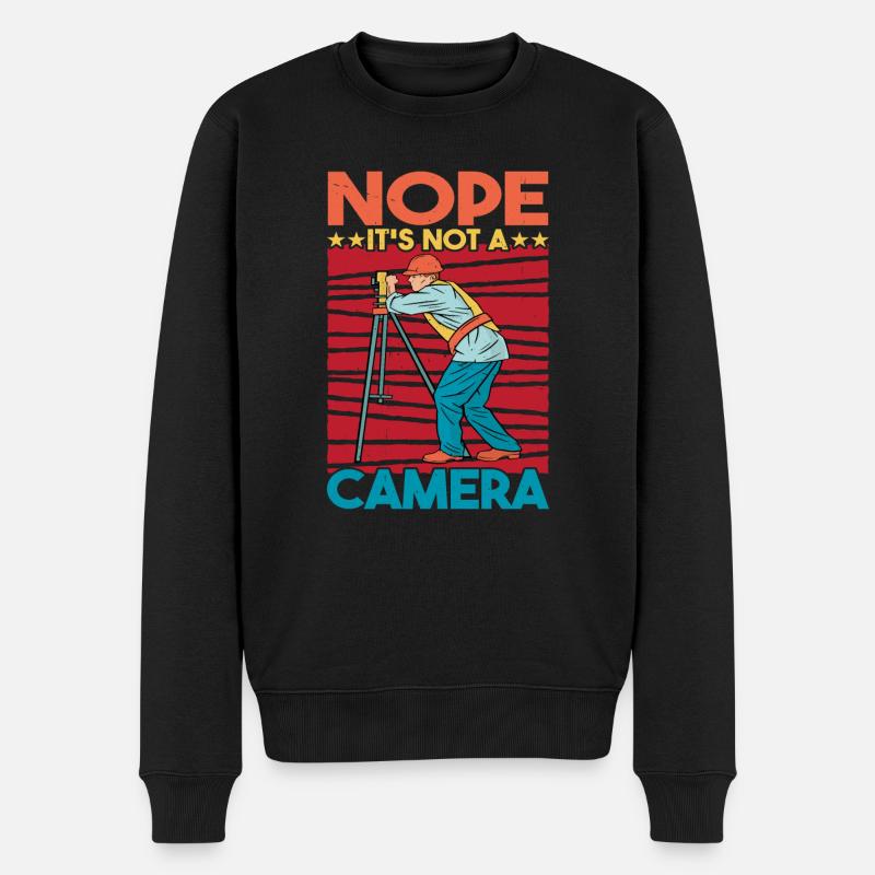 Nope, It's Not A Camera - Men's Premium Organic Jumper - black
