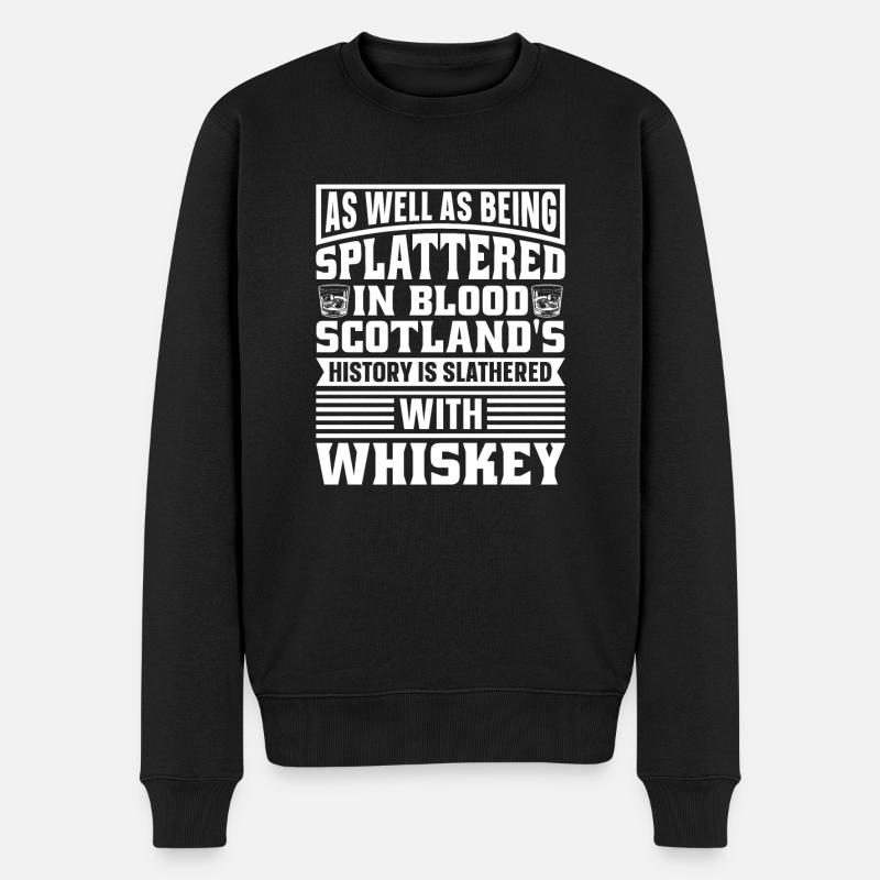 Whisky Whiskey - Pull Premium bio Homme - noir