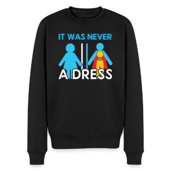 Hero Super Féministe Droit Femmes Egalité - Pull Premium bio Homme - noir - Devant - Nico (187cm)