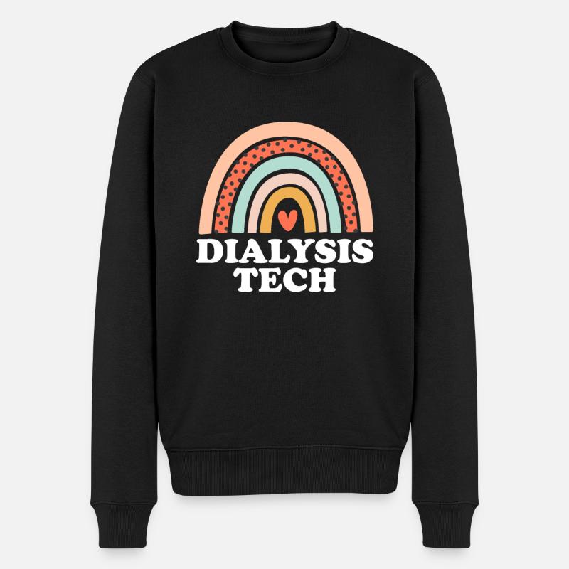 Dialysis Tech Funny Dialysis Hémodialyse - Pull Premium bio Homme - noir