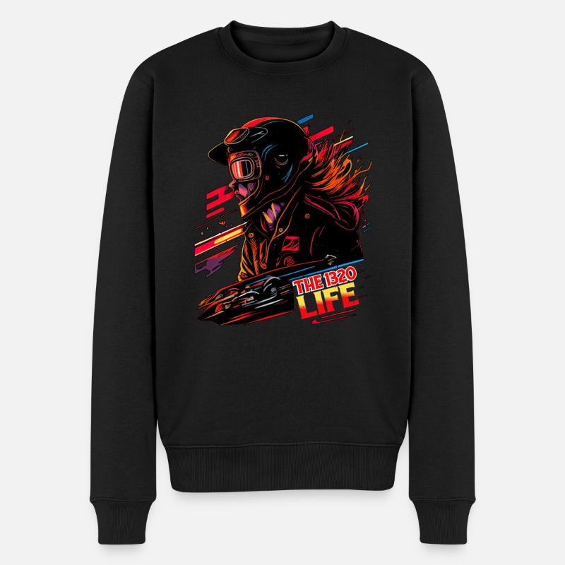 Le 1320 Life 10 - Pull Premium bio Homme - noir