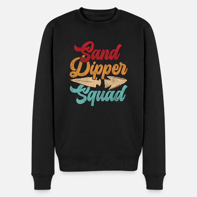 Pfeilspitzen Arrowhead Hunter Sand Dipper Squad - Männer Premium Bio Pullover - Schwarz