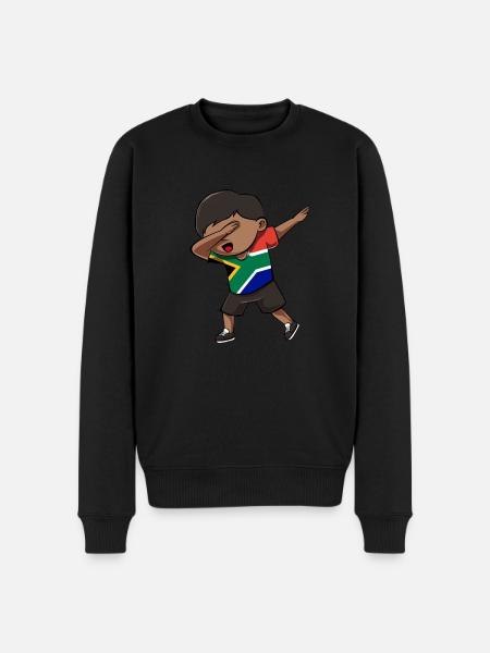South Africa - Men's Premium Organic Jumper - black